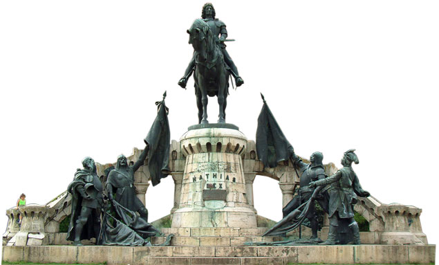 Mátyás király szobra Kolozsváron (foto Agárdi)