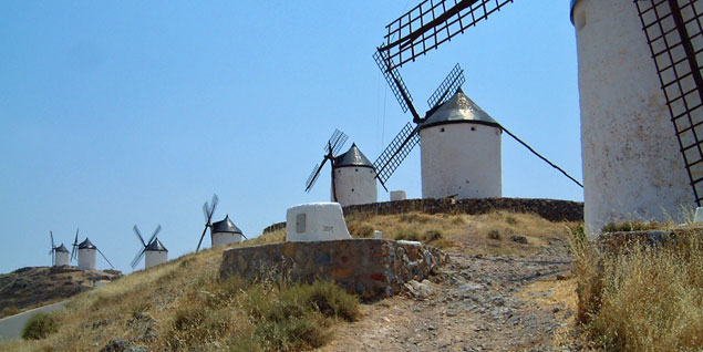 Consuegra szélmalmai.