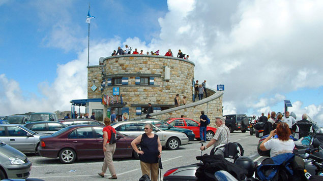 Biker’s Point a Grossglockner Hohalpenstrasse-n